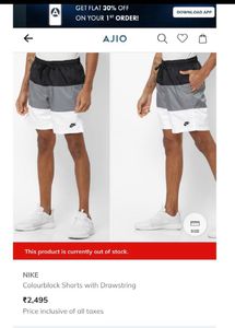 🇻🇳Nike Black Grey White Color Shorts