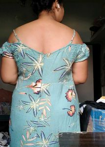 sea green dress