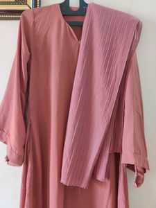 Elegant Mauve abaya