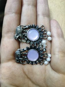 2 Jhumkas With One Clip And Layer Of Jumka