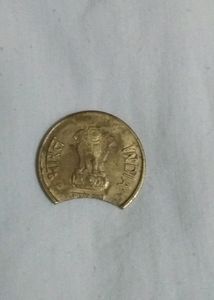 Collectible ₹2 &amp; ₹5 Clip Error Coins.