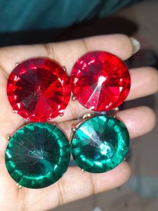 Buy1Get1 Hydroglass stone earrings