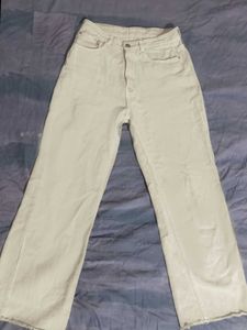 Biege Denim Pants