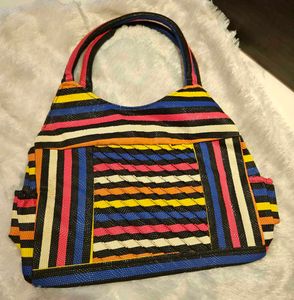 Women's Multicolored Shoulder Bag