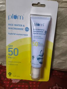 Plum Rice Water Toner And Niacinamide Sunscreen