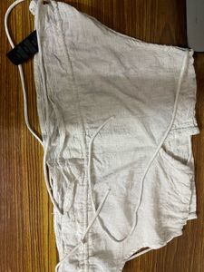 Chic White Crop Top - Women&#39;s Casual Wear