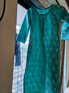 Vintage Yellow Polo Shirt + Kurta Combo