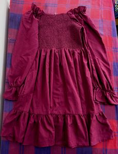 Elegant Maroon Dress