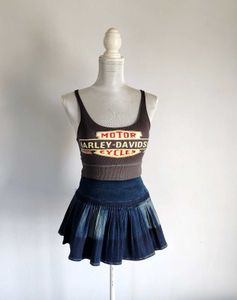 Y2k Harley Davidson Crop Top