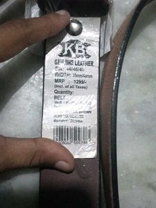 Leather Belt - Classic Style