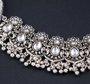 Silver Oxidized Jewelry Set