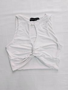 🧁coquette Pintresty Knot Top