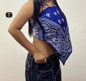 Bandana Print Top