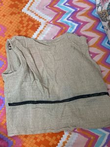 Embroidered Sleeveless Jacket