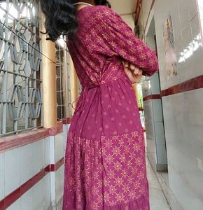 Elegant Floral Print Dress