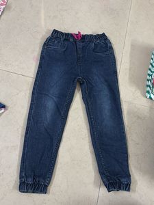 Babyhug Denim Joggers