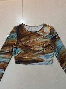 Y2K full sleeves korean top