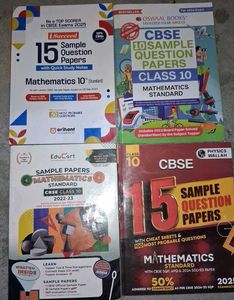Cbse Class 10 Pw Oswaal Arihant MATHS Sample Paper