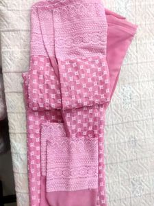 Pink Embroidered Kurta🌸✨