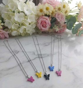 Butterfly Necklace Combo (5 Pcs)