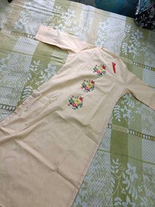 Butter Yellow Kurti ❤️