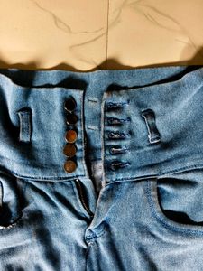 Denim Skinny Jeans (High Waist)