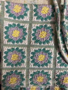 Floral Crochet Pouch