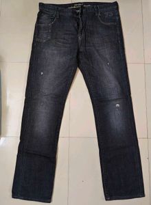 Pepe Jeans Distressed Black Denim Jean