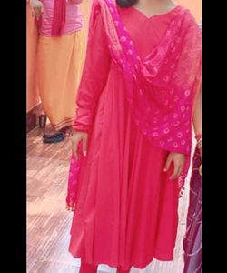 Elegant Red Ethnic Gown