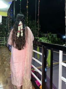 Pink Embroidered Kurta Set