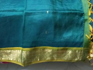 GentlyUsed Emerald Green KanchiPattu Saree