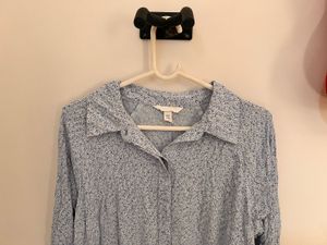 H&amp;M blue floral dress