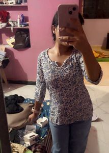 Short White Kurti