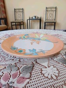 Floral Design Plates (Set of 2)