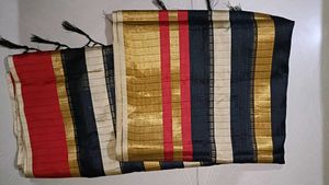 Golden Zari Work Cotton Saree ❤️
