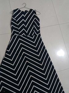 Striped Chevron Maxi Dress