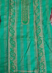 Green Embroidered Salwar Kameez