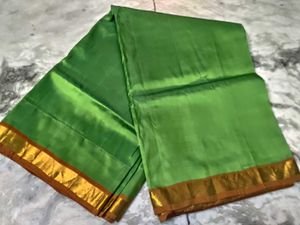 Green Color Pure Kanjeevaram Silk saree