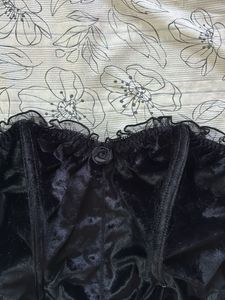 Velvet Corset Top