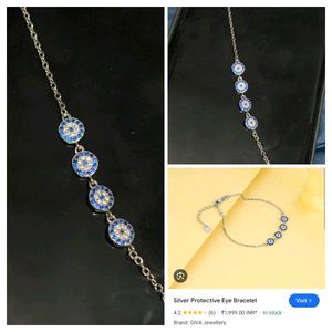 Giva Silver 925 Protective Eye Bracelet