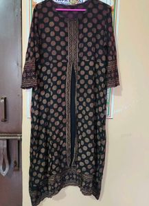 Elegant Floral Print Kurta