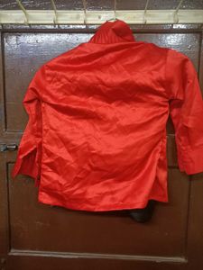 Boy&#39;s Red Shirt &amp; Suspenders Outfit