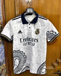 ADIDAS REAL MADRID WHITE DRAGON JERSEY S (38)