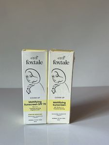 Foxtale Mattifying Sunscreen SPF 70