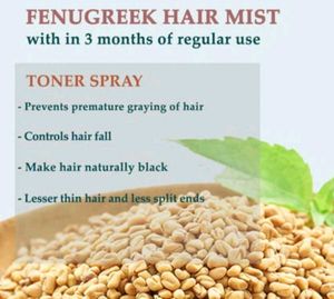 Fenugreek Seeds Water for Hair Growth