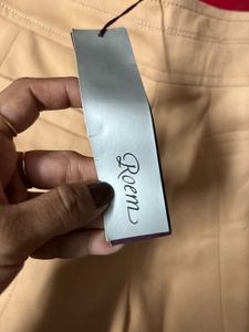 Beige Buttoned Skort