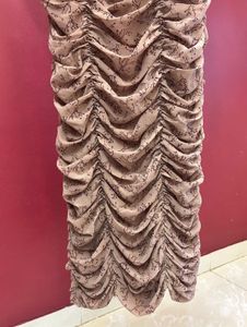 Ruched Bodycon Midi Dress