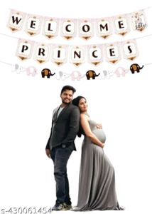 Welcome Prince And Princess Banner -1 Piece