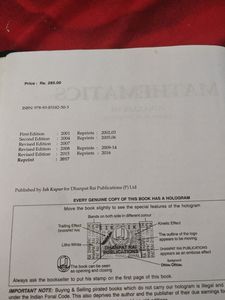 Rd Sharma Math Book Class 7