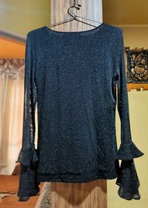 Black Shimmery Top